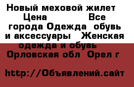 Новый меховой жилет › Цена ­ 14 000 - Все города Одежда, обувь и аксессуары » Женская одежда и обувь   . Орловская обл.,Орел г.